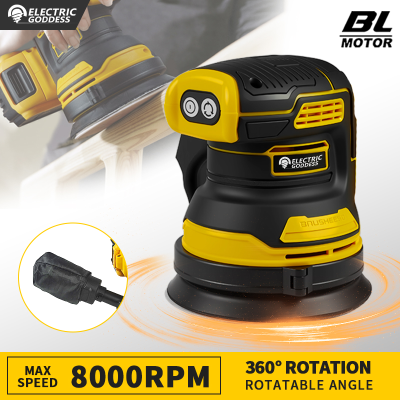 Orbital Polisher Da - Electric Goddess Brushless Sander Disc 8000rpm