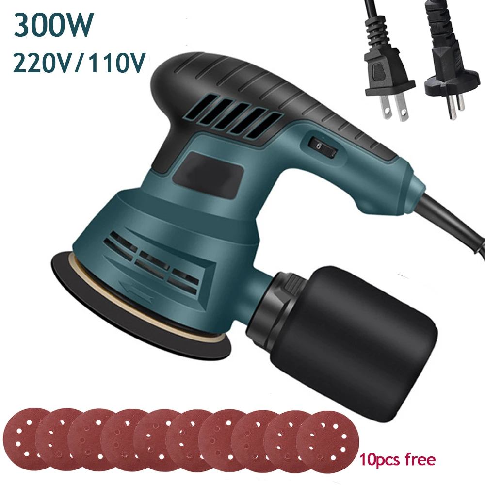 Orbital Polisher Da - 300W Electric Eccentric Sander 6 Gears