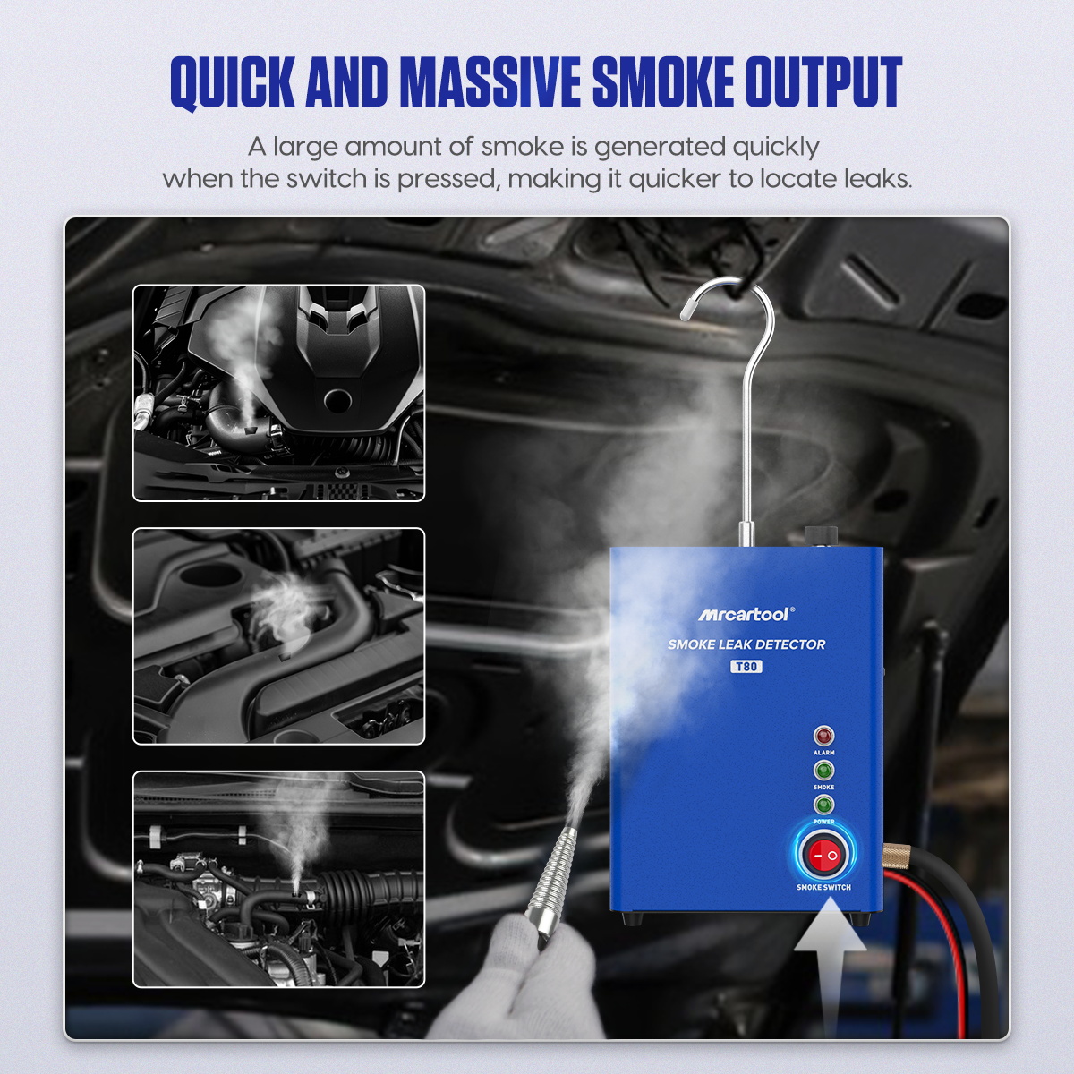MR CARTOOL Car Smoke Leak Dete - Smoke Leak Detector 评论和价格