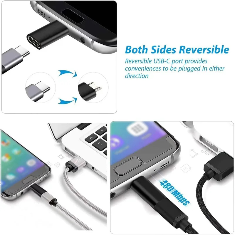 1/2/3/4pcs USB Type C Female t - Transmission Jack Adapter 评论和价格