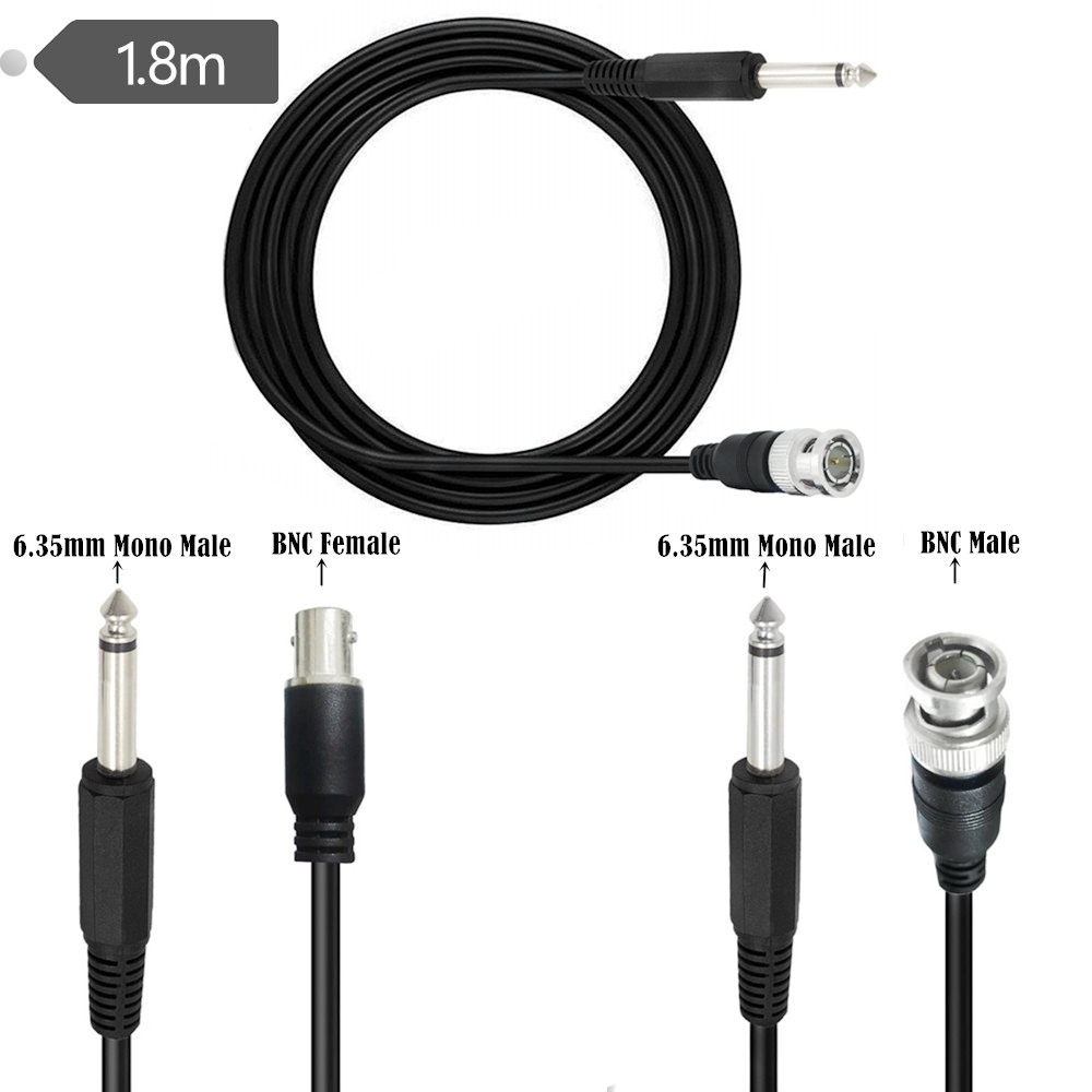 1.8M BNC Male to 6.35mm 1/4 In - Transmission Jack Adapter 评论和价格