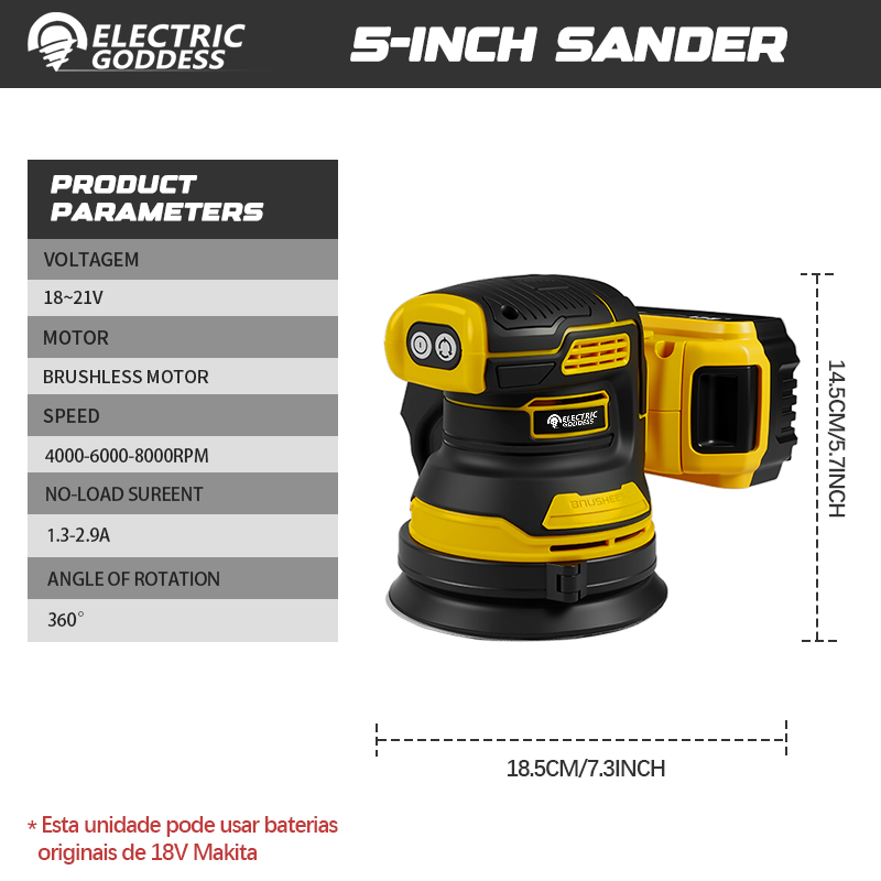 Electric Goddess Brushless San - Orbital Polisher Da 评论和价格