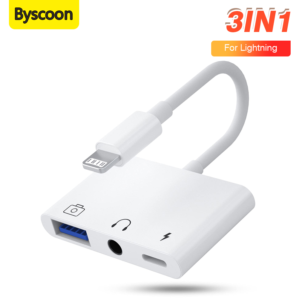 3 in 1 Lightning to USB 3.0 Ch - Transmission Jack Adapter 评论和价格