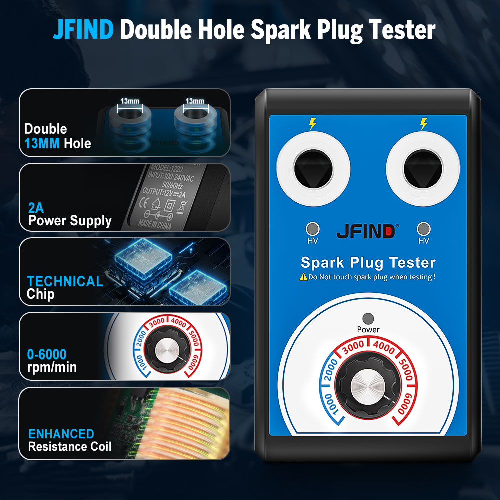 Spark Plug Tester Double hole  - Auto Repair Shop Equipment 评论和价格